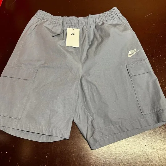 Nike Shorts Nike Mens Gray Club Woven Loose Fit At Knee Length - Main Image